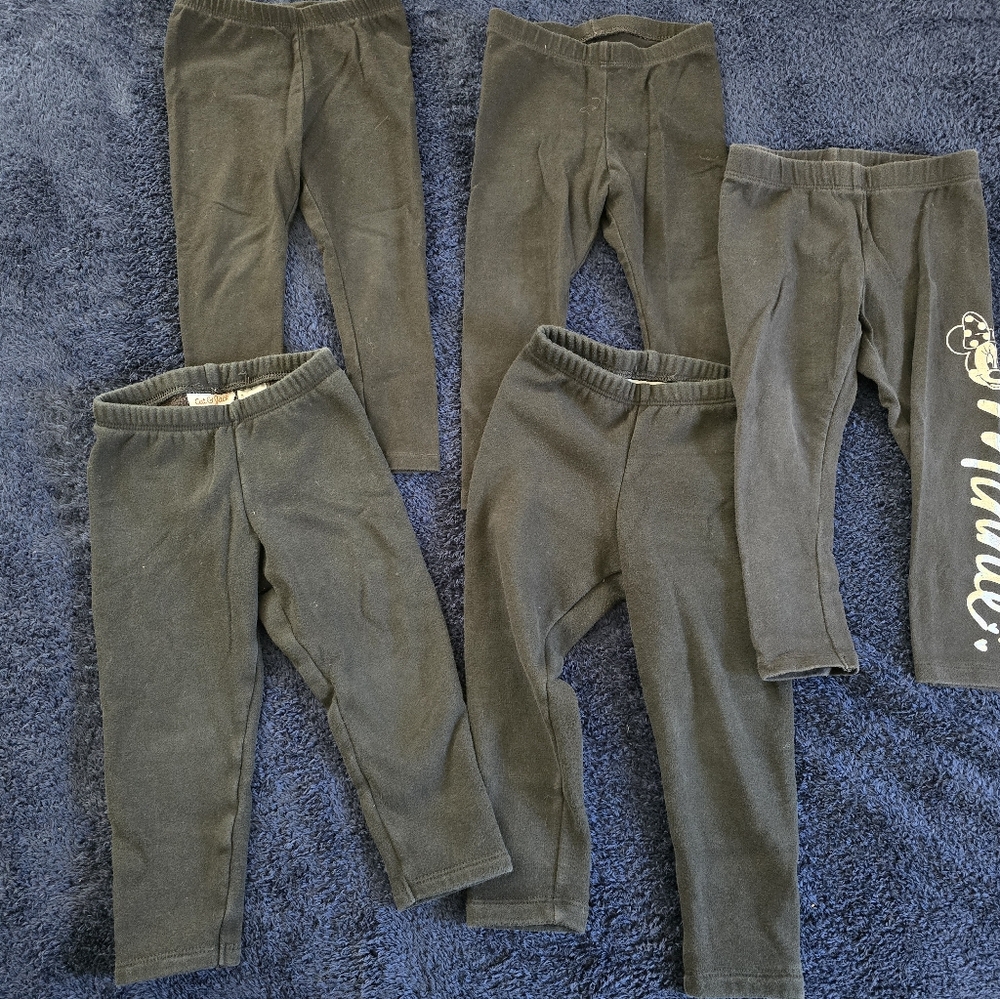 Kids Black Leggings Bundle
